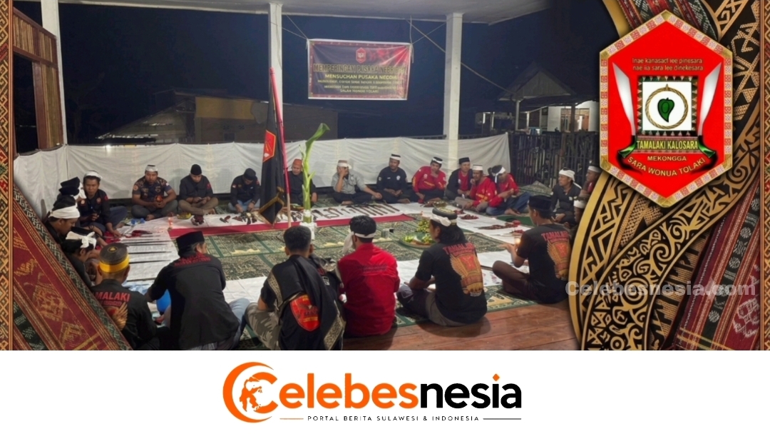 Merawat Tradisi, Tamalaki Kalosara Mekongga Gelar "Meparakai Parewano Wonua" di Makam Sangia Nibandera